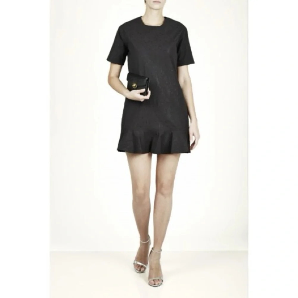 Paul & Joe Sister Candide Black Brocade Glitter Dress, size 36 (approx  6)